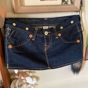 True Religion Mini Skirt